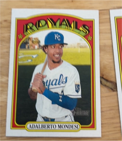2021 Topps Heritage #55 Adalberto Mondesi — front