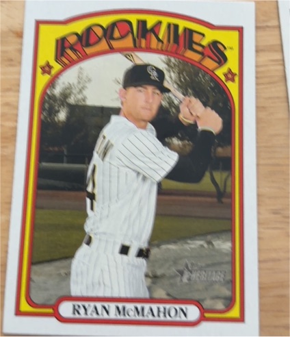 2021 Topps Heritage #77 Ryan McMahon — front