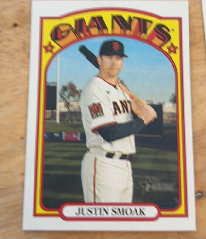 2021 Topps Heritage #332 Justin Smoak — front