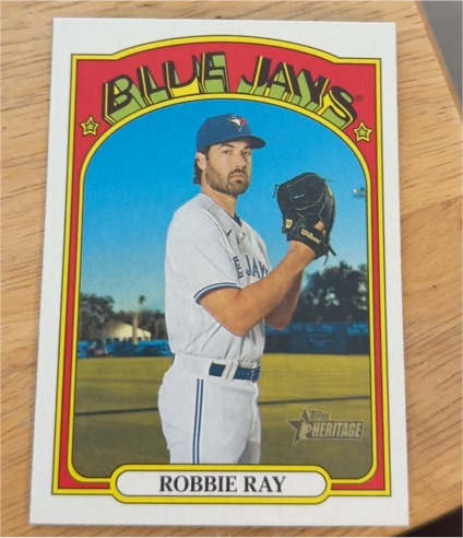 2021 Topps Heritage #358 Robbie Ray — front