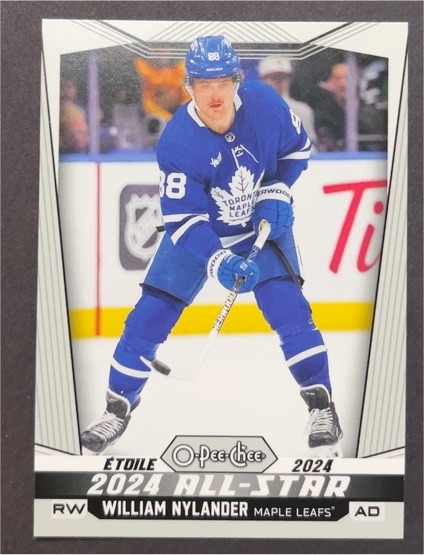 2024-25 O-Pee-Chee All-Star #519 William Nylander — front