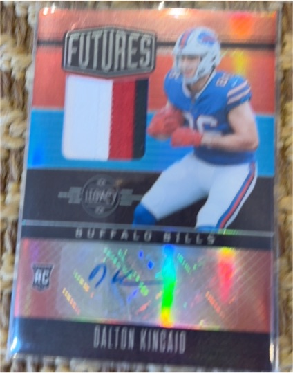2023 Panini Legacy Futures Patch Auto #FDA-5 Dalton Kincaid — front