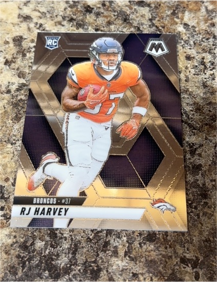 2025 Panini Mosaic #375 RJ Harvey — front