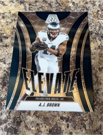 2025 Panini Mosaic #16 A.J. Brown Elevate — front