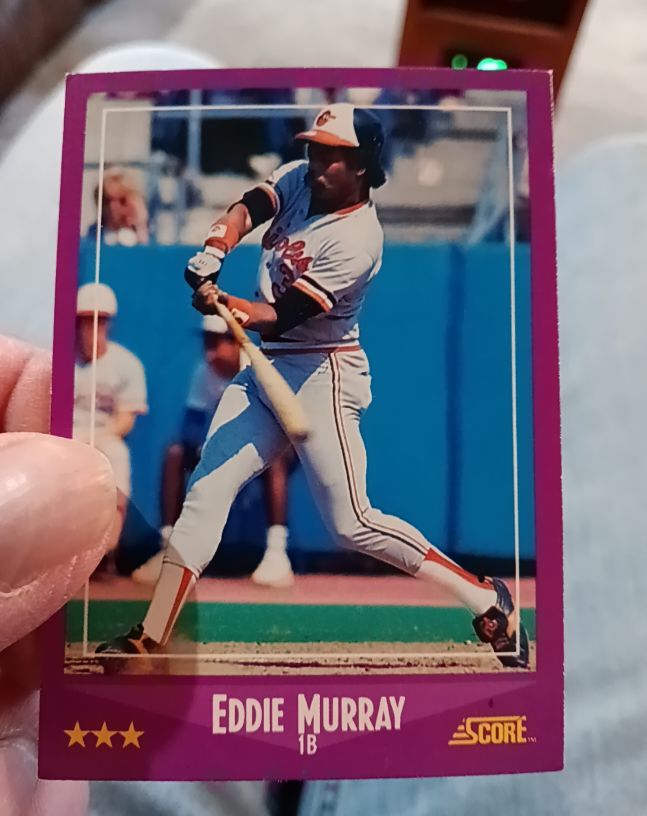 1988 Score #18 Eddie Murray — front