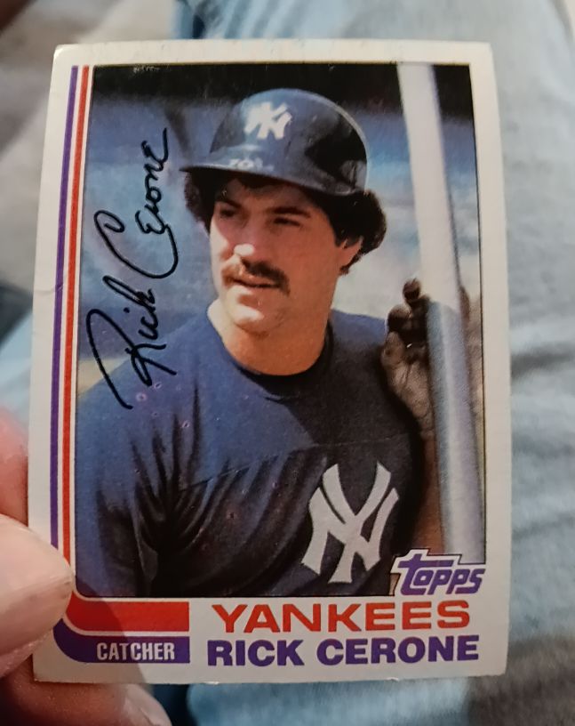 1982 Topps #45 Rick Cerone — front