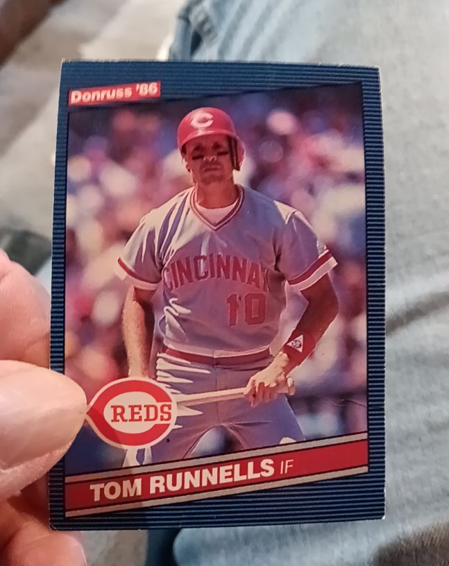1986 Donruss #569 Tom Runnells — front