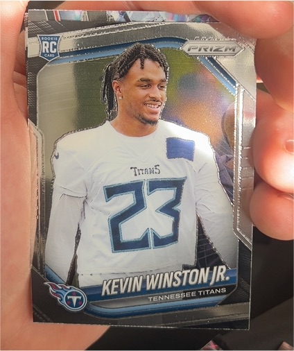 2025 Panini Prizm #340 Kevin Winston Jr. — front