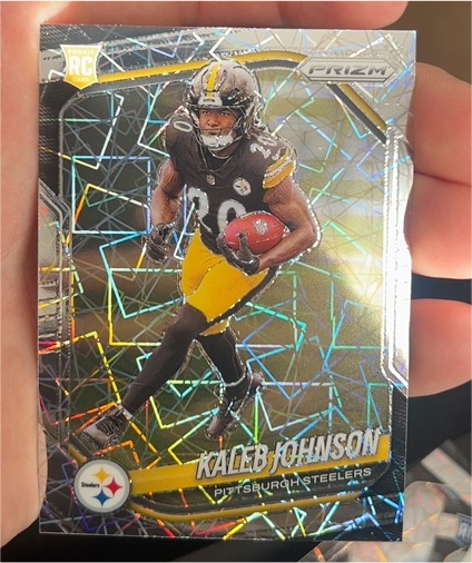 2025 Panini Prizm #375 Kaleb Johnson — front