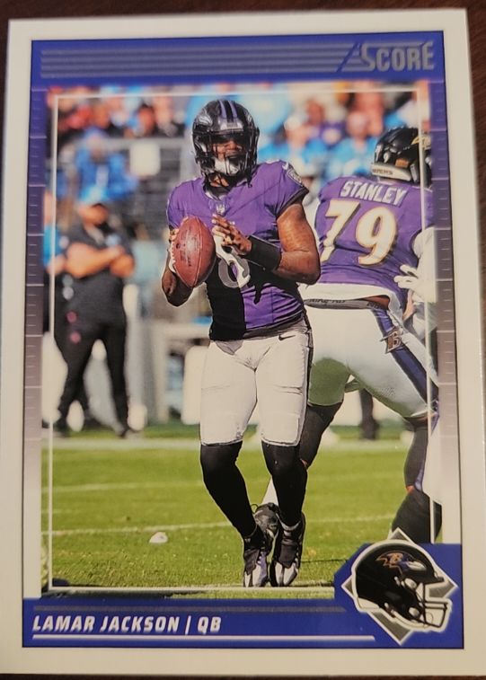 2024 Panini Score #19 Lamar Jackson — front