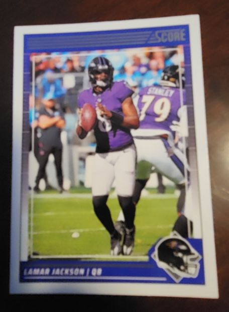 2024 Panini Score #19 Lamar Jackson — front