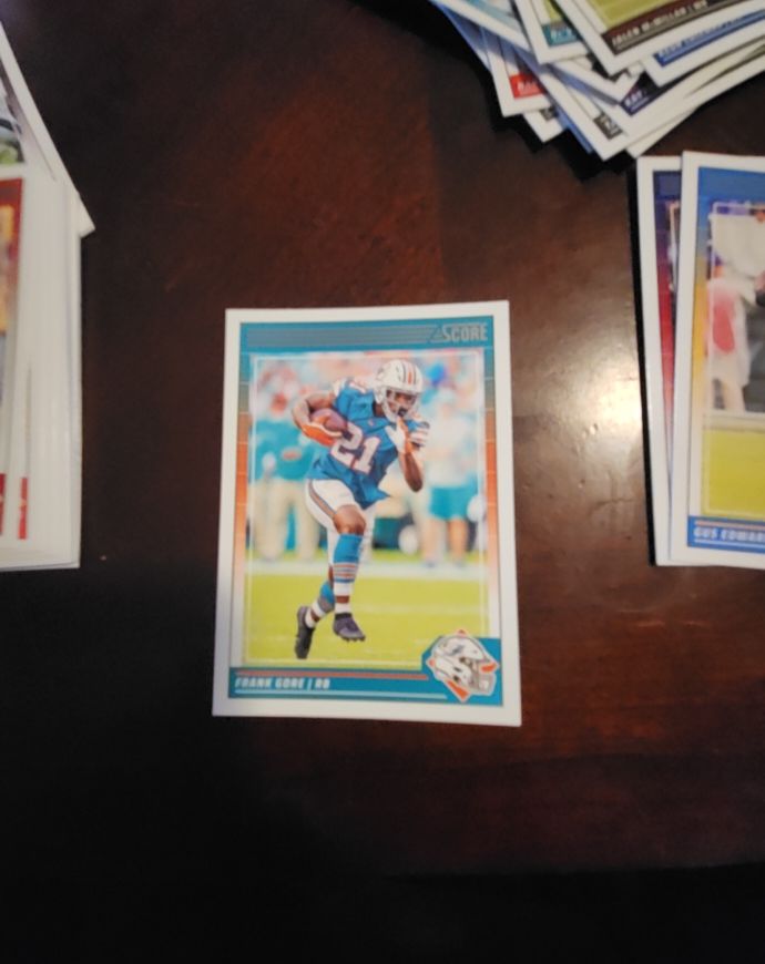 1997 Score #21 Frank Gore — front