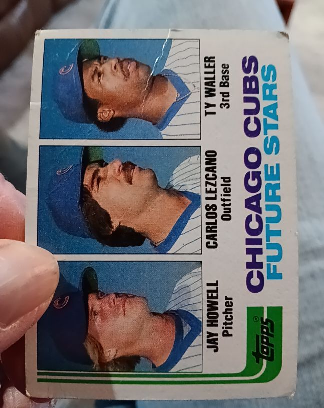 1982 Topps #51 Chicago Cubs Future Stars Jay Howell Carlos Lezcano Ty Waller — front