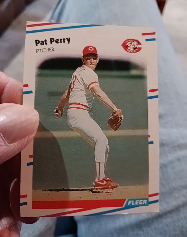 1988 Fleer #244 Pat Perry — front