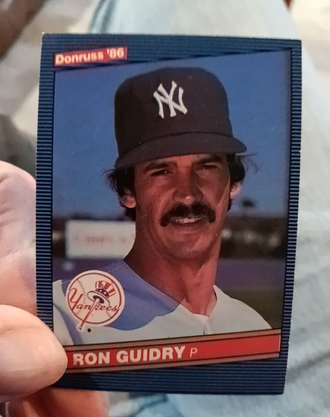 1986 Donruss #103 Ron Guidry — front
