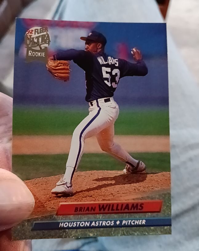 1992 Fleer Ultra #498 Brian Williams — front
