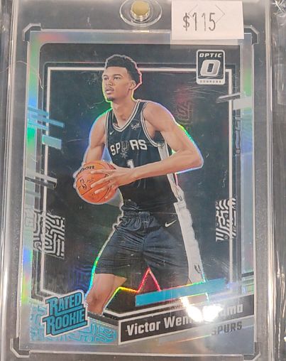 2023-24 Panini Donruss Optic #225 Victor Wembanyama Rated Rookie — front