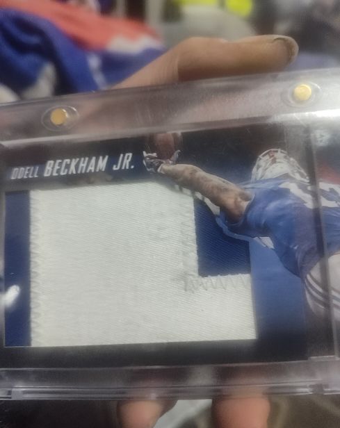 2014 Panini Odell Beckham Jr. Patch Card — front