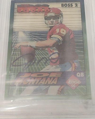 1994 Collector's Edge #2 Joe Montana The Boss Squad — front