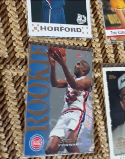 1995 SkyBox #322 Grant Hill Rookie — front