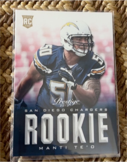 2013 Panini Prestige #258 Manti Te'o — front