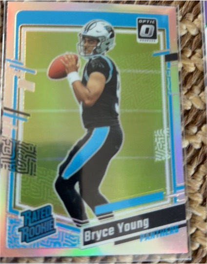 2023 Donruss Optic #213 Bryce Young Rated Rookie Carolina Panthers — front