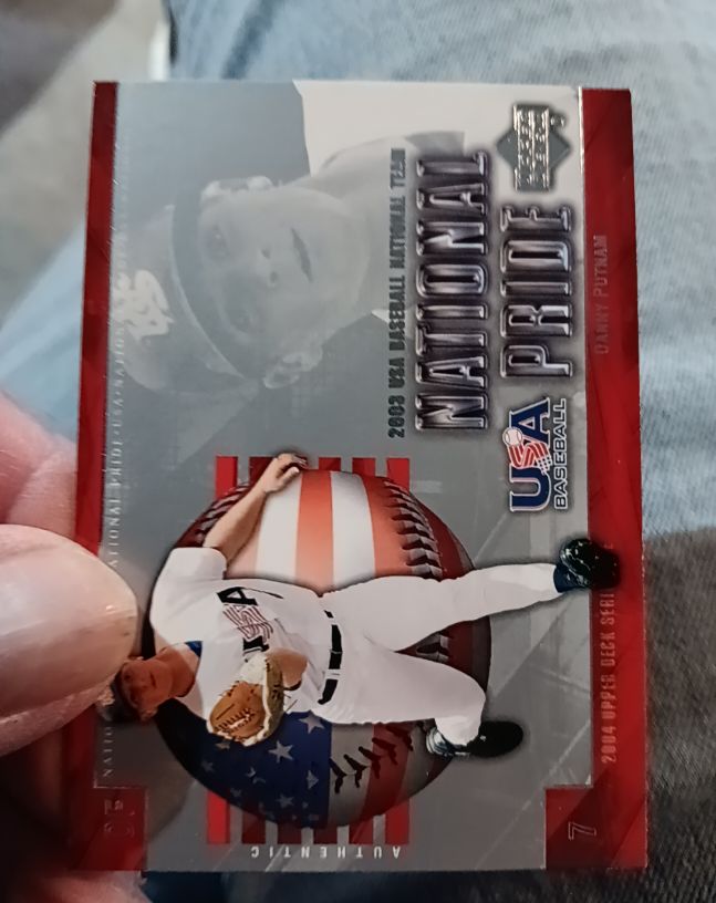 2004 Upper Deck #USA19 Danny Putnam National Pride — front