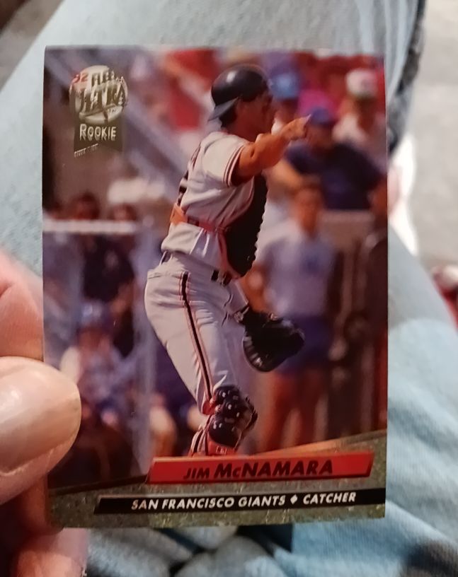 1992 Fleer Ultra #592 Jim McNamara — front