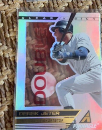 2013 Panini Pinnacle Clear Vision #CV1 Derek Jeter — front