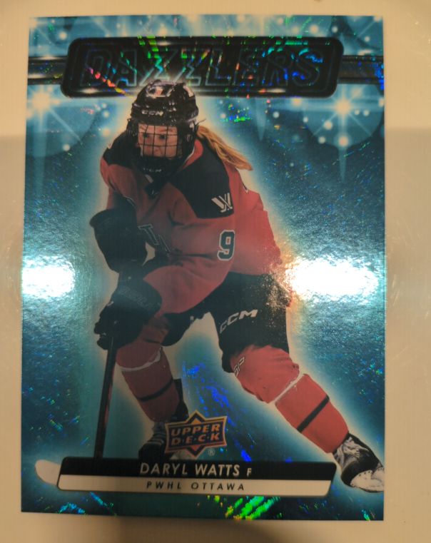 2024-25 Upper Deck PWHL First Edition Dazzlers #DZ-9 Daryl Watts — front