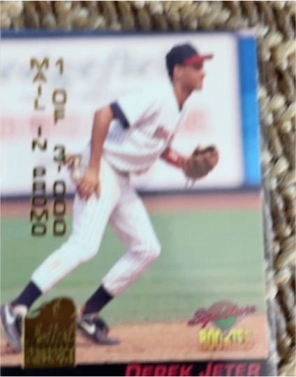 1994 Signature Rookies #S4 Derek Jeter — front