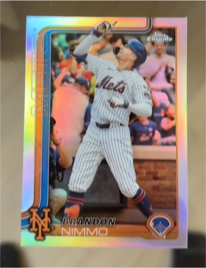 2025 Topps Chrome #331 Brandon Nimmo — front