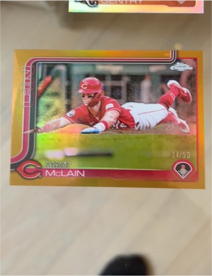 2025 Topps Chrome #278 Matt McLain — front