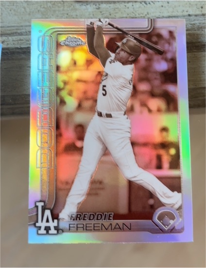 2025 Topps Chrome #23 Freddie Freeman — front