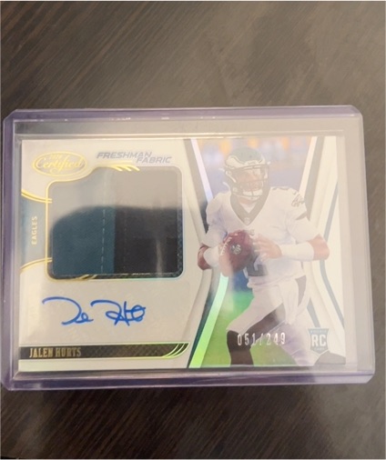 2020 Panini Certified #179 Jalen Hurts — front