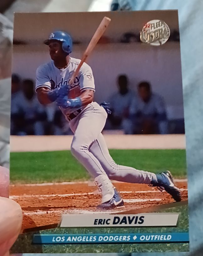 1992 Fleer Ultra #503 Eric Davis — front