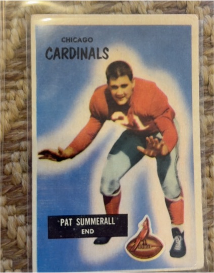 1955 Bowman #52 Pat Summerall — front