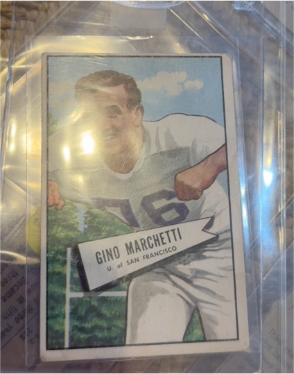 1952 Bowman #23 Gino Marchetti — front