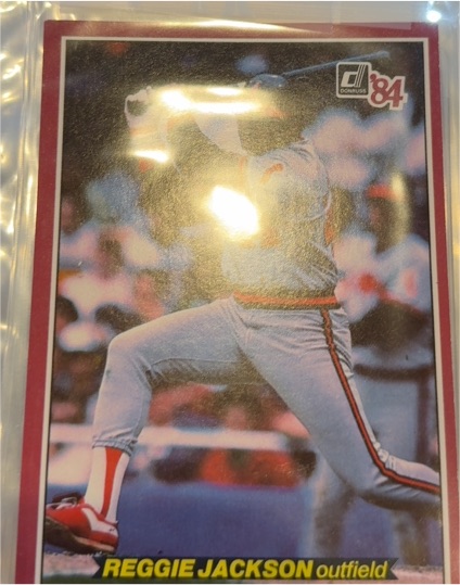 1984 Donruss #36 Reggie Jackson — front