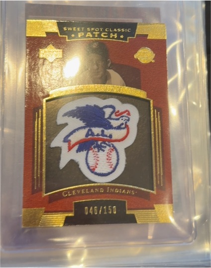 2004 Upper Deck Sweet Spot Classic Patch #046/150 Cleveland Indians — front
