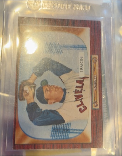 1955 Bowman #191 Bob Lemon — front