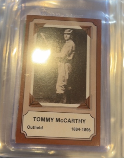 1974 Fleer Pioneers of Baseball #13 Tommy McCarthy — front