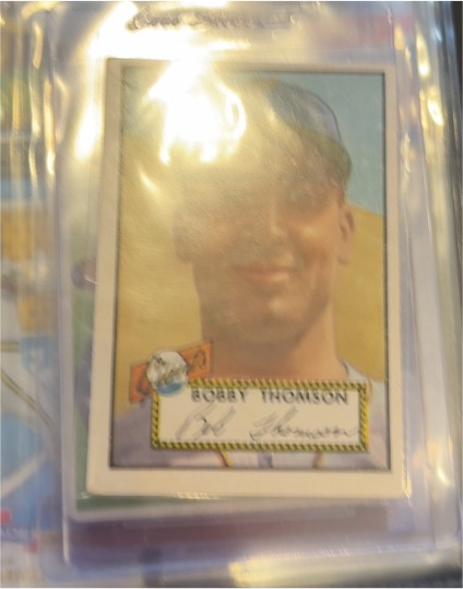 1952 Topps #311 Bobby Thomson — front