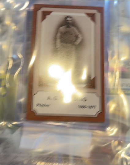 1894 A.G. Spalding Pitcher Card — front