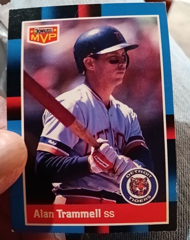 1988 Donruss #BC-11 Alan Trammell Bonus MVPs — front