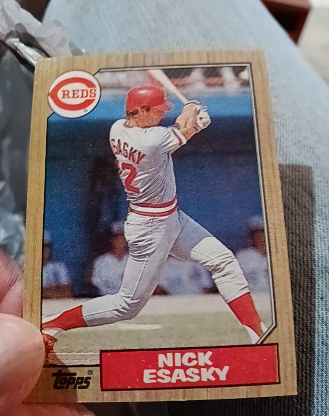 1987 Topps #13 Nick Esasky — front