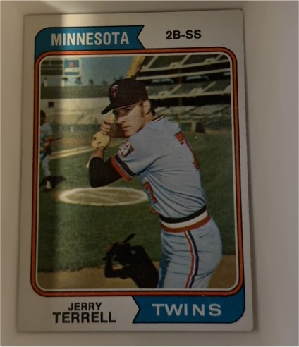 1974 Topps #481 Jerry Terrell — front