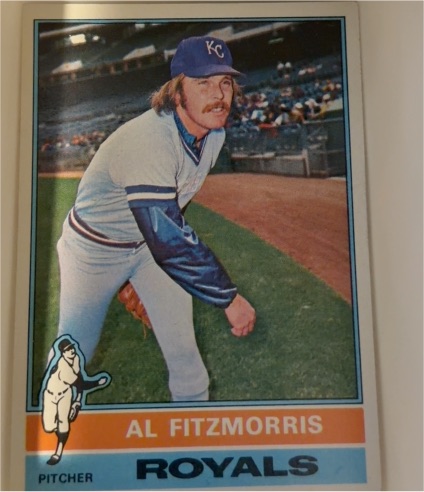 1976 Topps #144 Al Fitzmorris Kansas City Royals — front