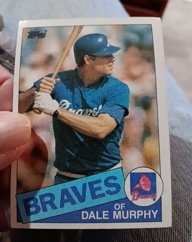 1985 Topps #320 Dale Murphy — front