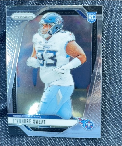 2024 Panini Prizm #394 T'Vondre Sweat — front